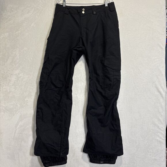 Burton Men's Medium DRYRIDE Snowboard Ski Snow Cargo Pants Black Insulated Vents - Picture 1 of 16